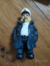 STATUETTA RAFFIGURANTE CAPITANO PESCATORE nave