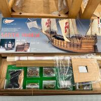 Nave in legno Santa Maria della Mantua Model