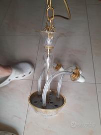 Lampadario in simil cristallo