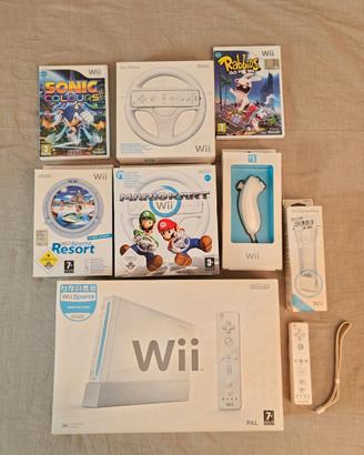 Nintendo Wii Boxata Completa + giochi + accessori