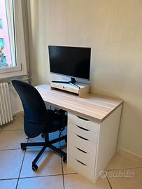 Ufficio: Monitor 4k 28" con rialzo+scrivania+sedia