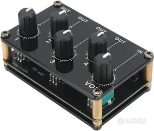 mini mixer stereo 4 canali stereo in  1 stereo out