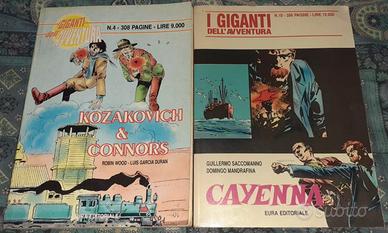 2 Fumetti i Giganti dell'avventura vintage anni 90