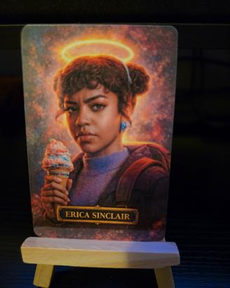 Santino artistico Stranger Things Erica Sinclair