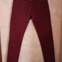 Pantalone uomo stretch borgogna "Clayton"