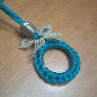 portachiavi  cerchio con ciondolo 