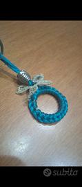 portachiavi  cerchio con ciondolo 