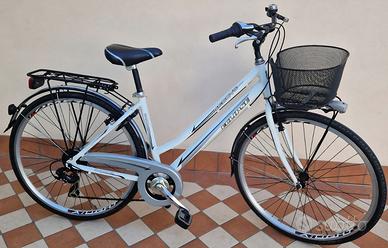 BICICLETTA CITY BIKE DA DONNA ECLIPSE BIANCA