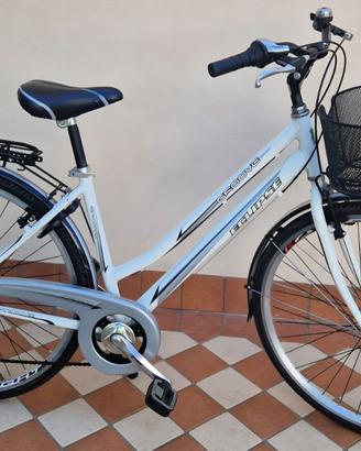 BICICLETTA CITY BIKE DA DONNA ECLIPSE BIANCA