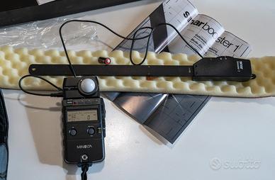 SINAR BOOSTER1 525.11 con esposimetro Minolta flas