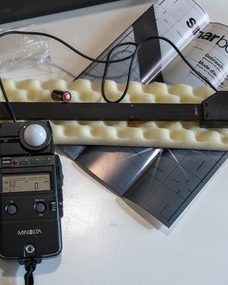 SINAR BOOSTER1 525.11 con esposimetro Minolta flas