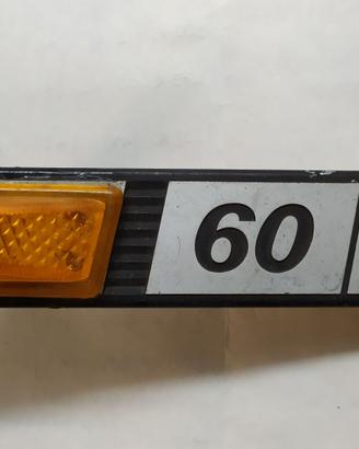 Scritta targhetta vintage 60CL