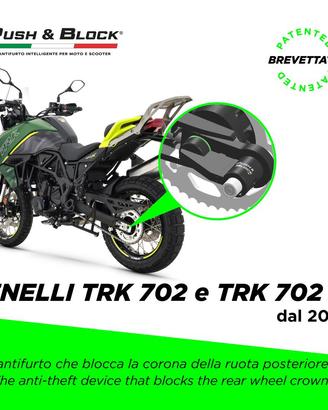 Antifurto meccanico per BENELLI TRK 702 X