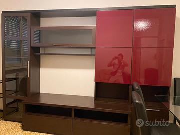 parete attrezzata (altezza: 2 metri, lunghezza: 3 