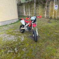 honda cr 125 motard targato e omologato 