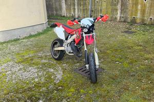 honda cr 125 motard targato e omologato 
