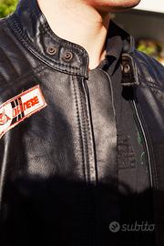 Tuta moto vintage in pelle Dainese Speed Leather V
