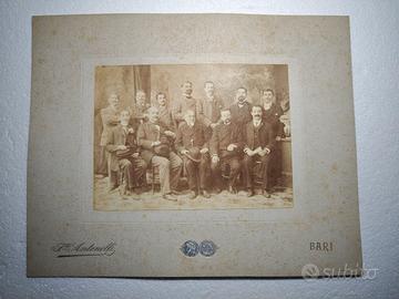 Antica Foto Gruppo Politici Notabili Bari fine'800