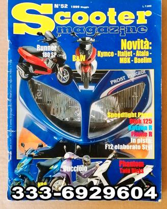 RIVISTA SCOOTER MAGAZINE n. 52 MAGGIO 1999