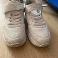 skechers bianche