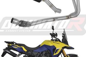 SCARICO COMPLETO MX2 TITANIO BLACK SUZUKI V-STROM 