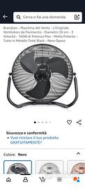 ventilatore da pavimento 160w