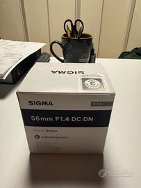 Sigma 56 mm F 1.4 mount E