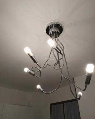 lampadario orientabile con 6 luci e attacco E14