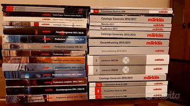 Cataloghi Marklin vari da 1980 a 2017