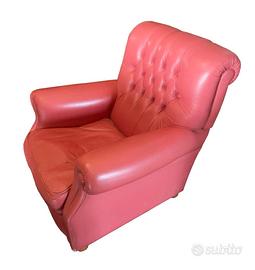 2 poltrone Natuzzi in pelle anni ’90