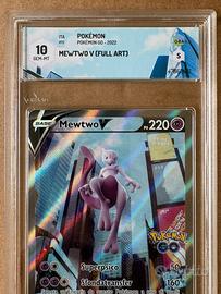 Pokémon Mewtwo 072/078 Pokémon Go Gradata GRAAD 10