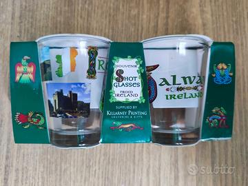 Set 6 shot Irlanda 40 ml (max 50 ml), nuovi