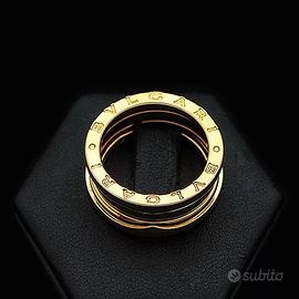 BULGARI B.ZERO1 LABYRINTH ANELLO A DUE FASCE