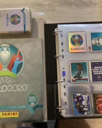 Set completo pearl edition panini euro 2020