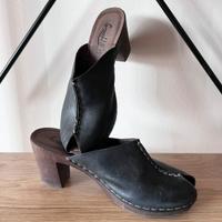 Sabot/zoccoli vera pelle sexy Greenhill come nuovi