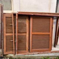 Finestre in legno usate - ritiro in loco