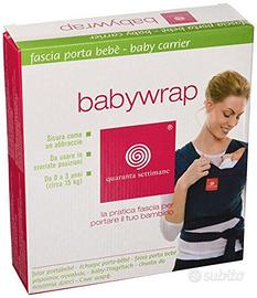 Fascia portabebè Quaranta Settimane Babywrap Verde