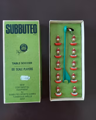 Squadra completa Subbuteo Varese originale anni 70