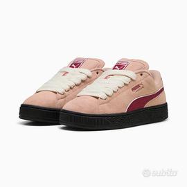 PUMA SUEDE XL SK8 rosa sneakers camoscio