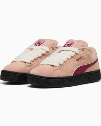 PUMA SUEDE XL SK8 rosa sneakers camoscio