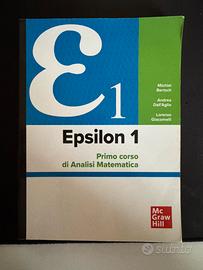 Epsilon 1 libro di analisi matematica