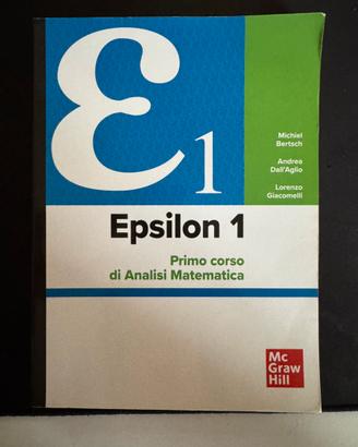 Epsilon 1 libro di analisi matematica