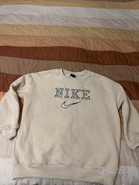 Felpa Hoodie nike vintage beige Taglia Size L