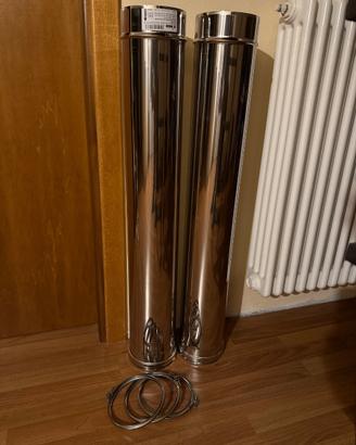 Tubi canna fumaria inox 150