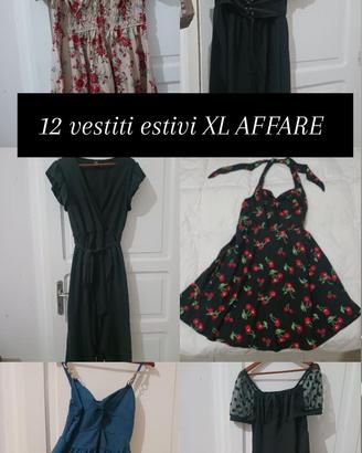 12 vestiti XL curvy estate