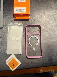 Kit Cover+Vetro Iphone 17 Pro max