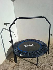 Trampolino Elastico Pieghevole e Regolabile in Alt