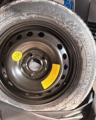 Ruotino scorta 145/90 R16 106M nuovo con sacca