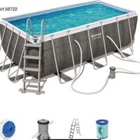 Bestway 56722 Power Steel - Piscina Fuori Terra Re