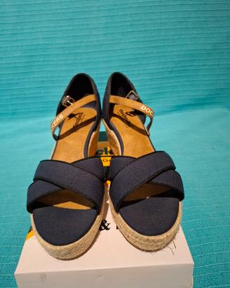 sandali donna con zeppa 39